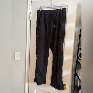 LL Bean Women's Vista Camp Pants, Straight-Leg Cargo in Black